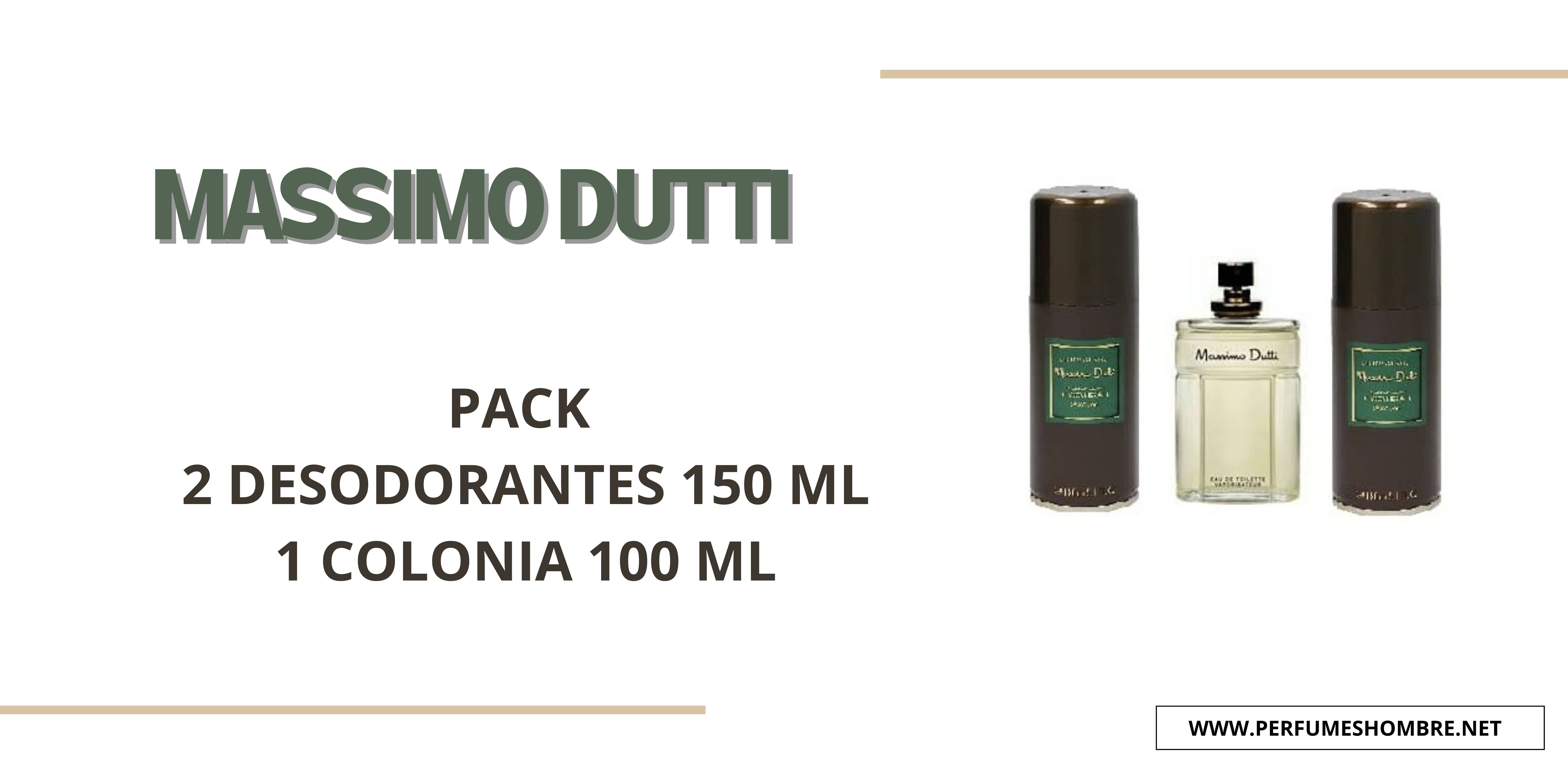 Pack Perfume y Desodorantes Massimo Dutti