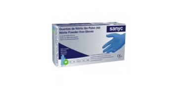 Guantes de Nitrilo sin polvo talla M 100 unidades 1