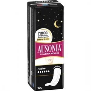 Ausonia Noche Clásica Compresas 10 Und 1