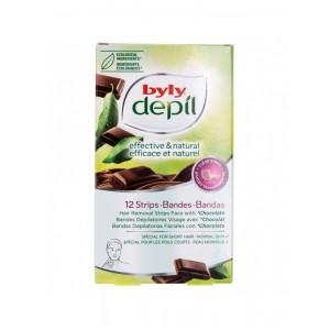 Byly Bandas Depilatorias Faciales 12 Unidades 1