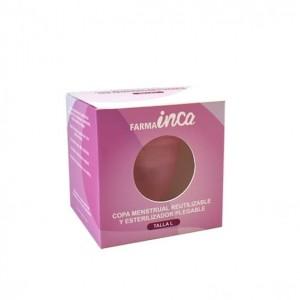 Copa mestrual FarmaInca Reutilizable Con Esterilizador Talla L 1