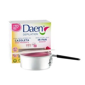 Daen Cera Depilatoria Cazoleta Rosa Mosqueta 90G 1