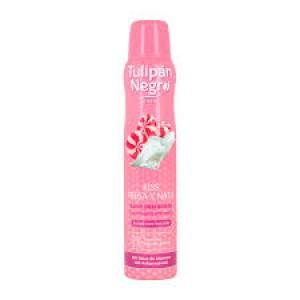 Desodorante Tulipan Negro Kiss Fresa y Nata Spray 200ml 1