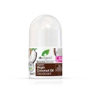 Dr Organic desodorante aceite  de coco orgánico rollon 50ml 1