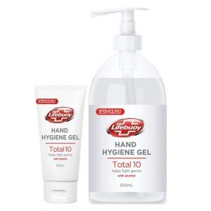 Gel Higienizante  Lifebuoy Total 10 500ml + tubo 50ml 1