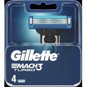 Gillette Mach3 Turbo Recambio 4 Unidades 1