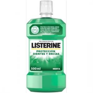 Listerine Elixir Protección Dientes Y Encías Menta Fresca 500 Ml 1